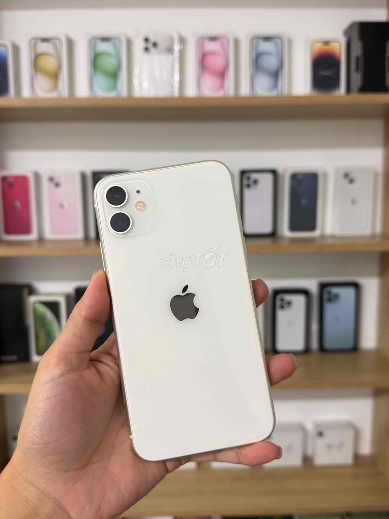 Apple iPhone 11 128GB Trắng Đã qua sử dụng. Mua bán Điện thoại tại Thành phố Long Xuyên An Giang được đăng bởi  Đặng Lý hình 1