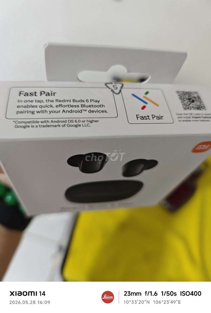 Tai nghe Redmi Buds 6 Play Nguyên Seal. Mua bán Tivi, Âm thanh tại Quận Tân Phú Tp Hồ Chí Minh được đăng bởi Sư Tử hình 1