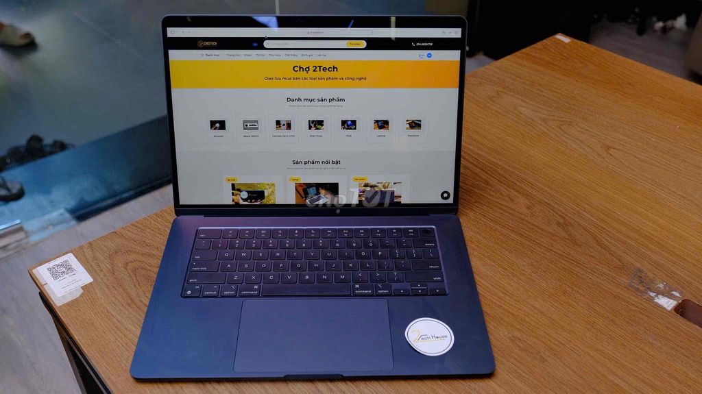 MacBook Air 15 M2 16GB/1TB 99%. Mua bán Laptop tại Quận Bình Thạnh Tp Hồ Chí Minh được đăng bởi Vân Anh 2Tech House hình 1