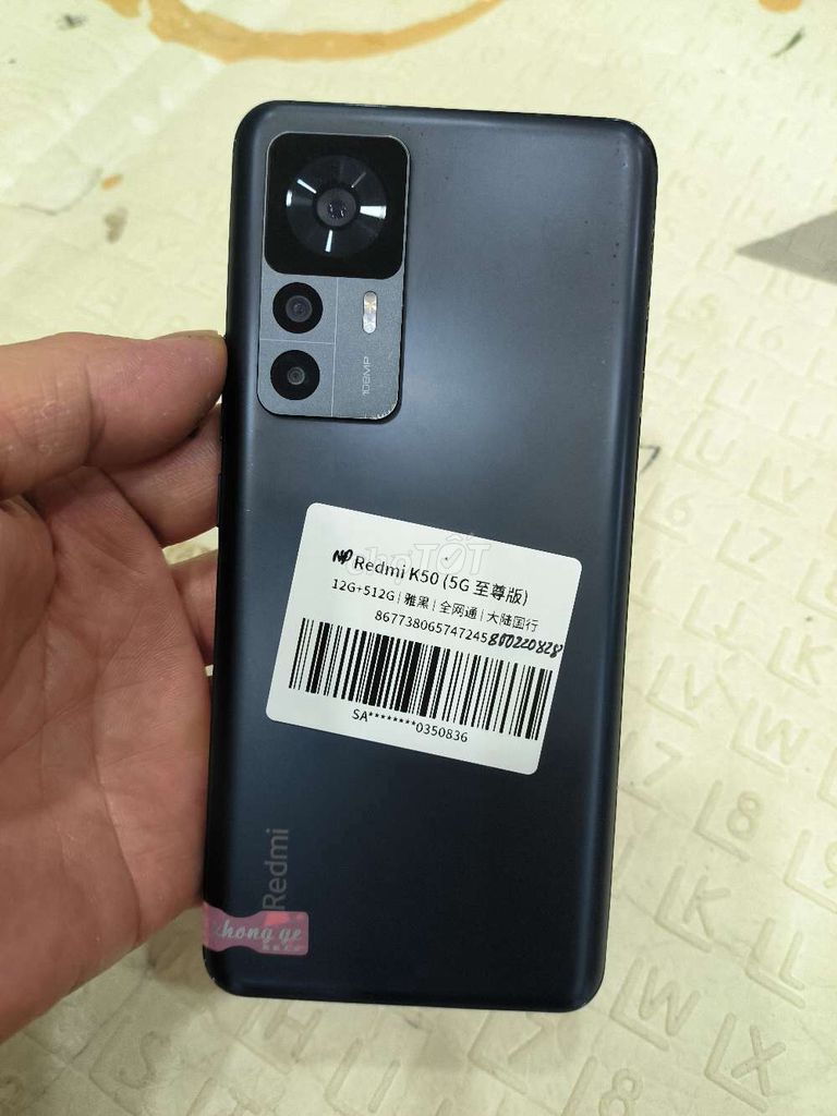 Xiaomi Redmi K50 Ultra 12GB/512GB Đen. Mua bán Điện thoại tại Quận Hoàng Mai Hà Nội được đăng bởi Nguyennoi hình 1