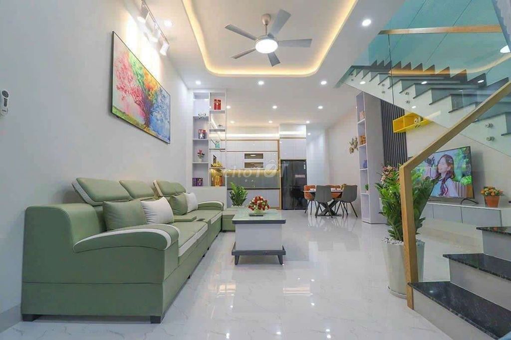 Nhà đang cho thuê 9tr/tháng ngay chợ tại Phú Hoà, TDM, 1,06 tỷ/80m2