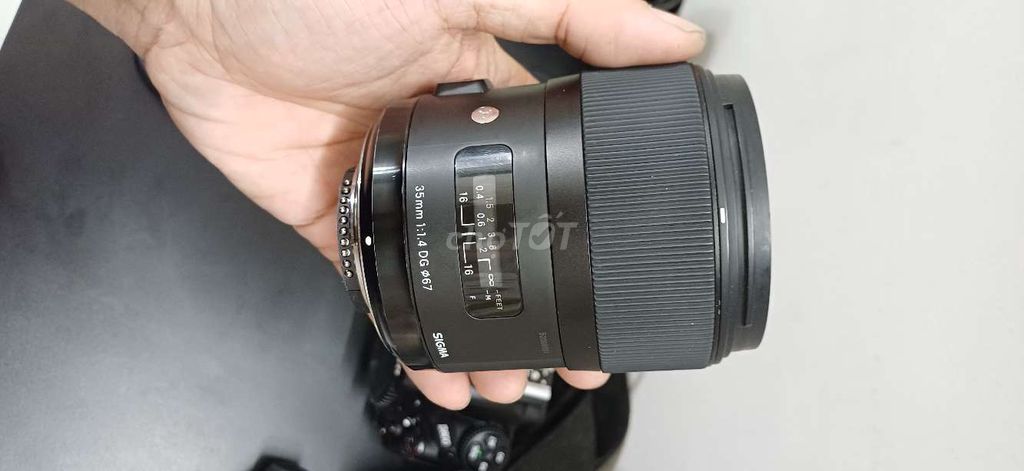 Ống kính Sigma 35 f1.4 Art Nikon Đen Đã sử dụng. Mua bán Máy ảnh, Máy quay tại Huyện Hóc Môn Tp Hồ Chí Minh được đăng bởi Storm Nguyễn hình 1