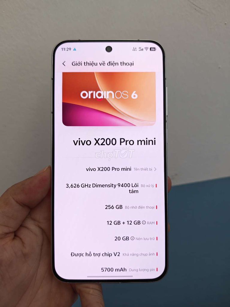Vivo X200 Pro mini 12/256GB Pin 97. Mua bán Điện thoại tại Quận Gò Vấp Tp Hồ Chí Minh được đăng bởi Tuyết hình 1