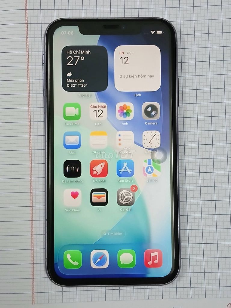 Apple iPhone 11 64GB Tím Đã thay pin. Mua bán Điện thoại tại Quận Tân Bình Tp Hồ Chí Minh được đăng bởi Hội Đồ Điện Tử hình 1