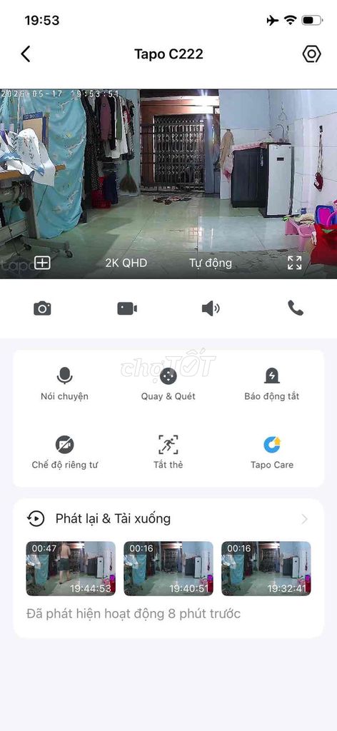 Camera an ninh TP-Link Tapo C222 kèm thẻ 32Gb. Mua bán Máy ảnh, Máy quay tại Quận Liên Chiểu Đà Nẵng được đăng bởi Nhất Nguyễn hình 1