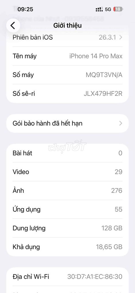 Apple iPhone 14 Pro Max 128GB Tím gl. Mua bán Điện thoại tại Quận Cái Răng Cần Thơ được đăng bởi Nhựt Huỳnh Hữu hình 1