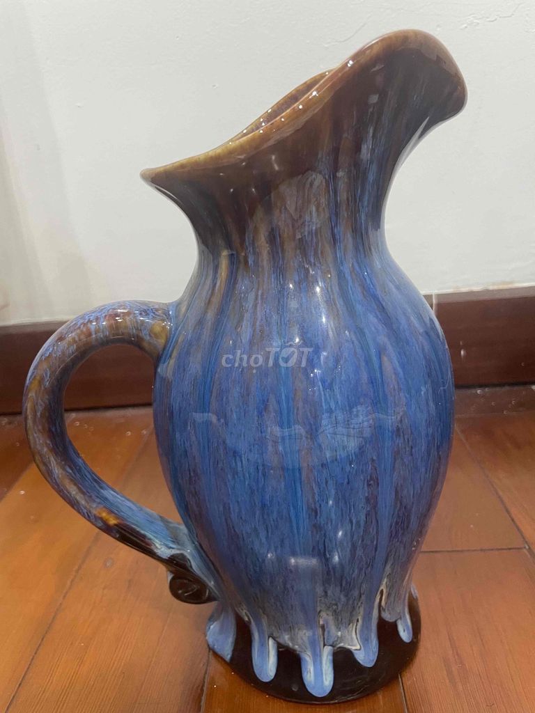 Bình hoa Gốm sứ Bát Tràng Xanh, Nâu. Mua bán Cây cảnh, đồ trang trí tại Quận Cầu Giấy Hà Nội được đăng bởi Nguyễn Thắng hình 1