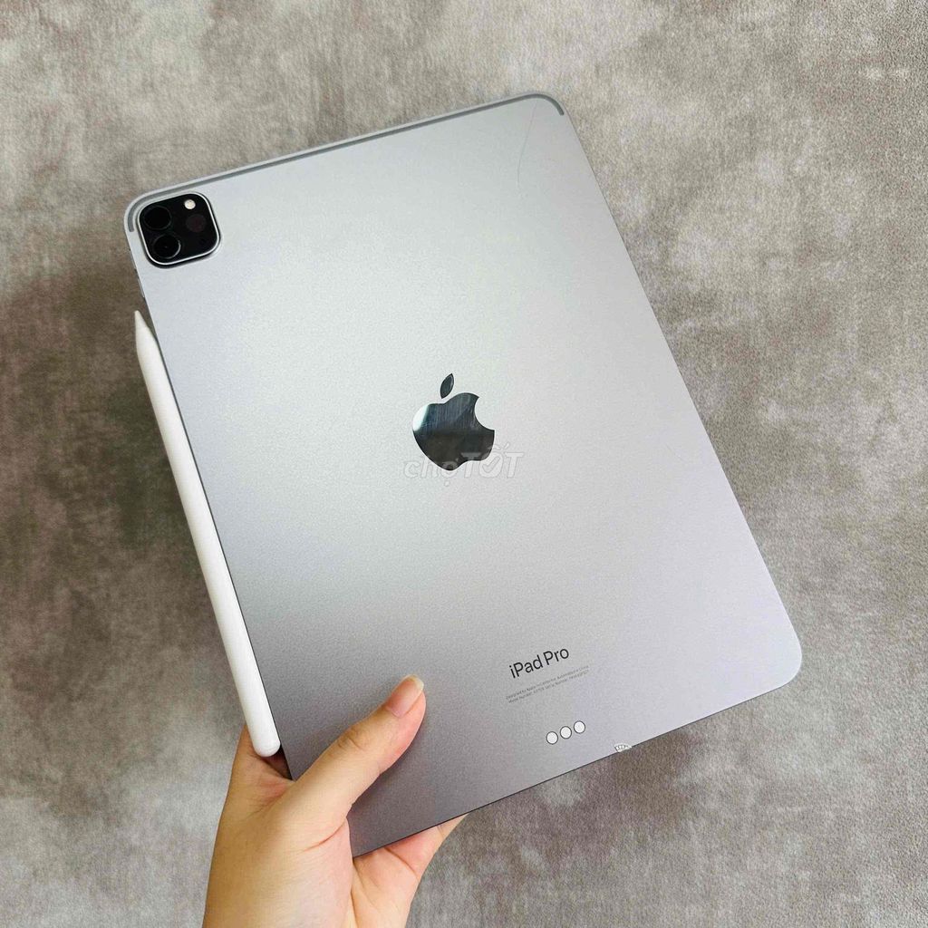 iPad Pro (2022) -128GB -Pin 100- Kèm Bút CH. Mua bán Máy tính bảng tại Quận Ninh Kiều Cần Thơ được đăng bởi Hmphone hình 1