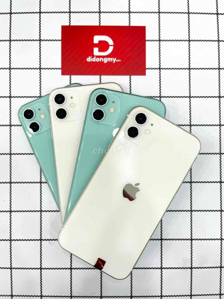 IPHONE 11 ZIN ĐẸP, PIN CAO, BH 6TH, TRẢ GÓP 0%