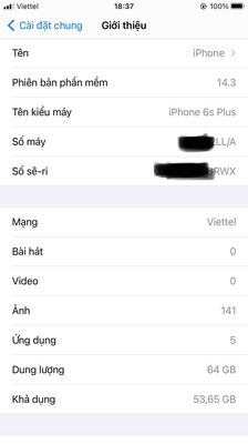 iphone 6splus 64gb
