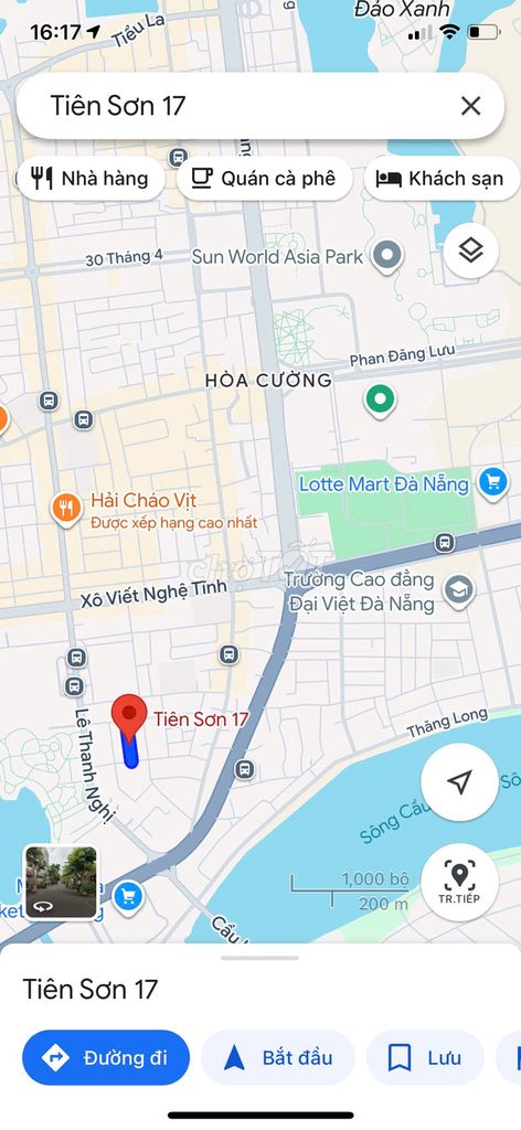 Аренда · 3 комн. · 64 м² · Quận Hải Châu, ул. Đường Tiên Sơn 17
