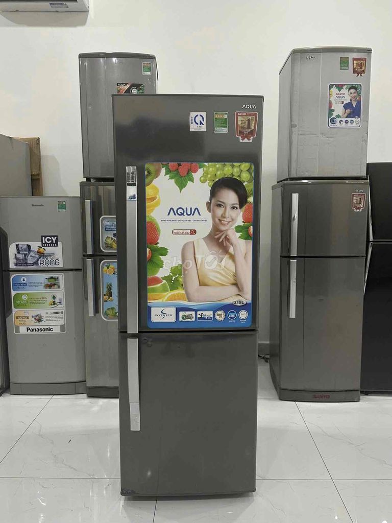Tủ lạnh Aqua 335l inverter, bao ship lắp✅✅✅