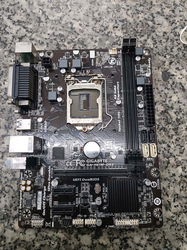 Bo mạch chủ Gigabyte H81M-DS2. Mua bán Linh kiện (RAM, Card...) tại Quận 6 Tp Hồ Chí Minh được đăng bởi vietphatcomputer hình 1
