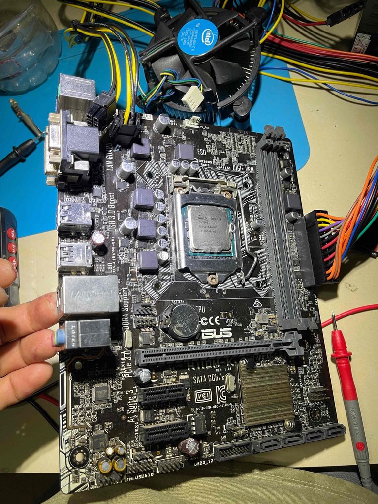 Bo mạch chủ Asus H110M-K DDR4. Mua bán Linh kiện (RAM, Card...) tại Huyện Long Thành Đồng Nai được đăng bởi Mr Kun hình 1
