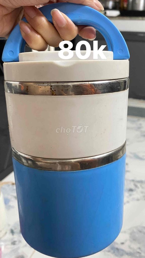 Hộp cơm giữ nhiệt Inox nhựa nhiều ngăn. Mua bán Dụng cụ nhà bếp tại Quận Bình Tân Tp Hồ Chí Minh được đăng bởi Lucie hình 1