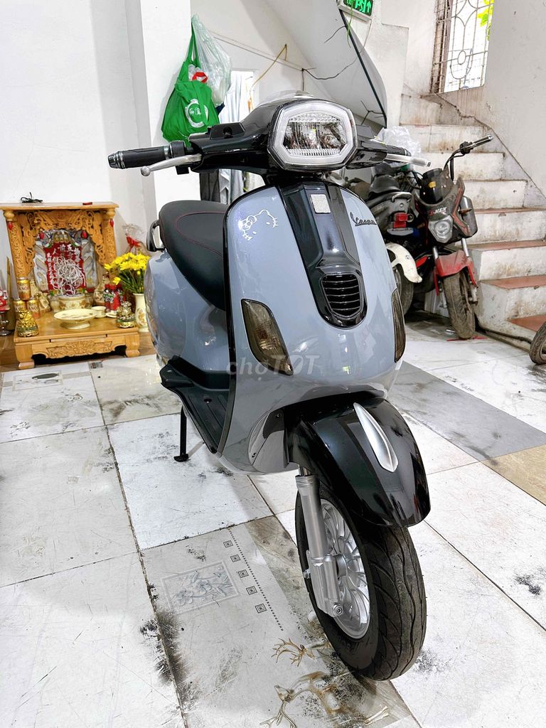 Электрический скутер Vespa Lx150, серый, 4D, аккумулятор Super Surf gtdd