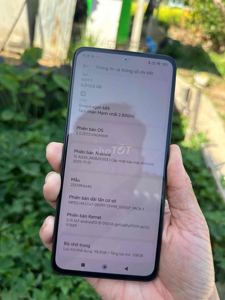 Xiaomi Redmi Note 13 6/128 có fix nhẹ cho anh em. Mua bán Điện thoại tại Huyện Gò Công Đông Tiền Giang được đăng bởi Phong Vũ hình 1
