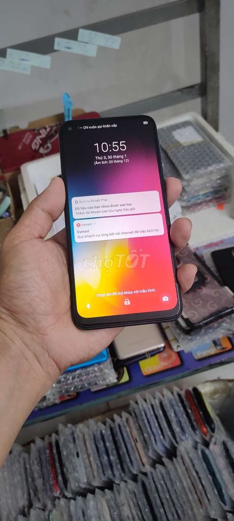 Vsmart Joy 4, ram 4gb, 64gb, pin 5000. Mua bán Điện thoại tại Quận Gò Vấp Tp Hồ Chí Minh được đăng bởi A LONG   nhận thanh toán THẺ TÍN DỤNG hình 1