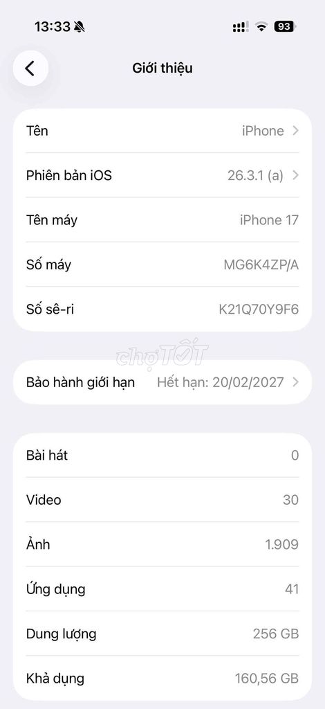 Giao lưu trao đổi Apple iPhone 17 256GB. Mua bán Điện thoại tại Quận Hoàng Mai Hà Nội được đăng bởi Hà Hiếu hình 1