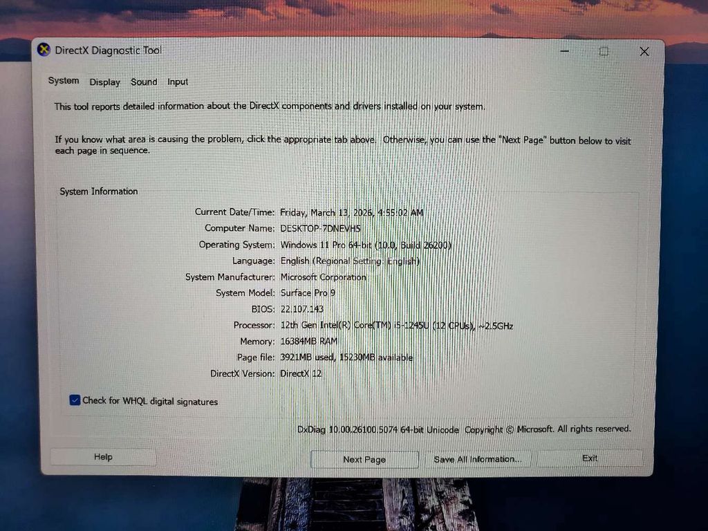 Surface Pro 9 i5-1245U 16GB/256GB new. Mua bán Laptop tại Thành phố Thủ Đức Tp Hồ Chí Minh được đăng bởi THLaptop hình 1