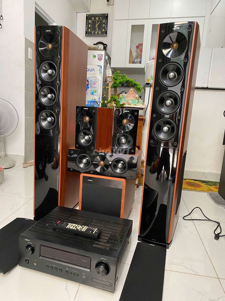 ❤️ Dàn loa 5.1 Jamo Denon Đen, Nâu ( 99%- Như Mới ). Mua bán Tivi, Âm thanh tại Quận Gò Vấp Tp Hồ Chí Minh được đăng bởi KHO AMPLY LOA ÂM THANH BÃI XỊN GIÁ RẺ MR THẮNG  hình 1