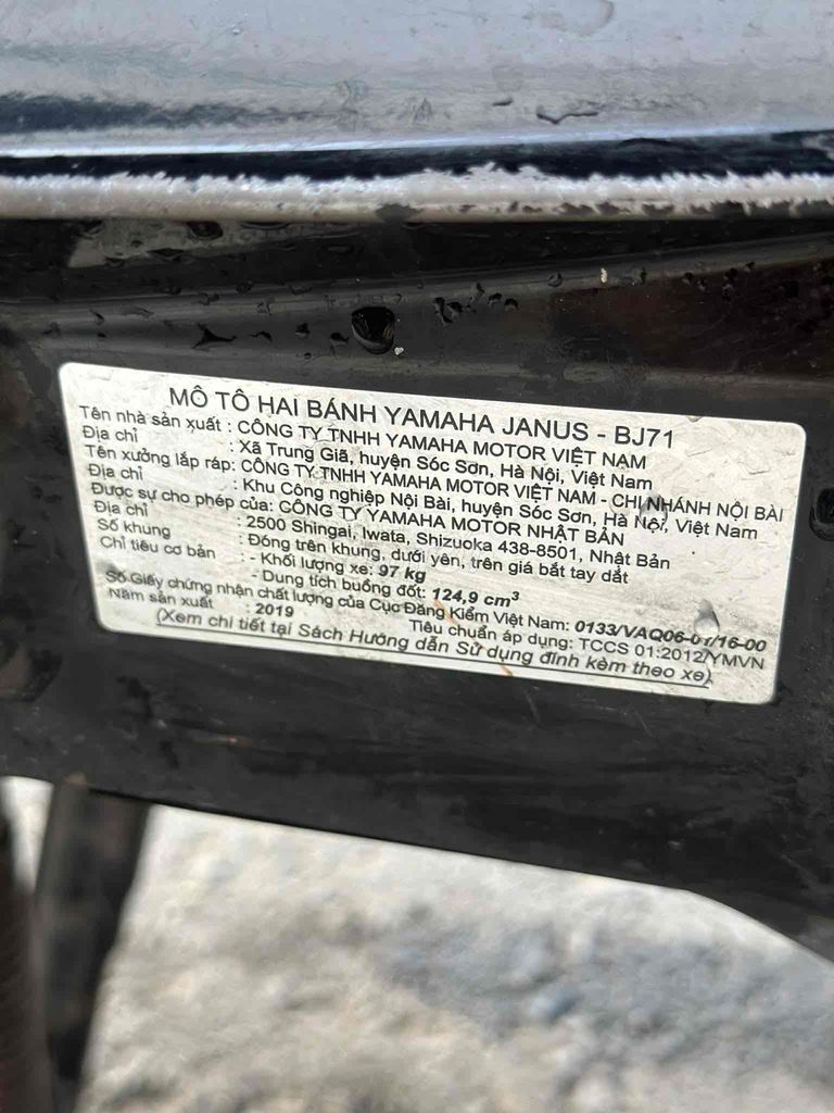 Yamaha Janus 2019 Đen. Mua bán Xe máy tại Quận Gò Vấp Tp Hồ Chí Minh được đăng bởi doquyen hình 6