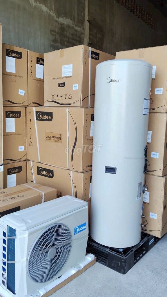 Bình nước nóng Midea Trung tâm Trắng. Mua bán Thiết bị vệ sinh, nhà tắm tại Huyện Thuỷ Nguyên Hải Phòng được đăng bởi Sơn Nguyễn hình 1