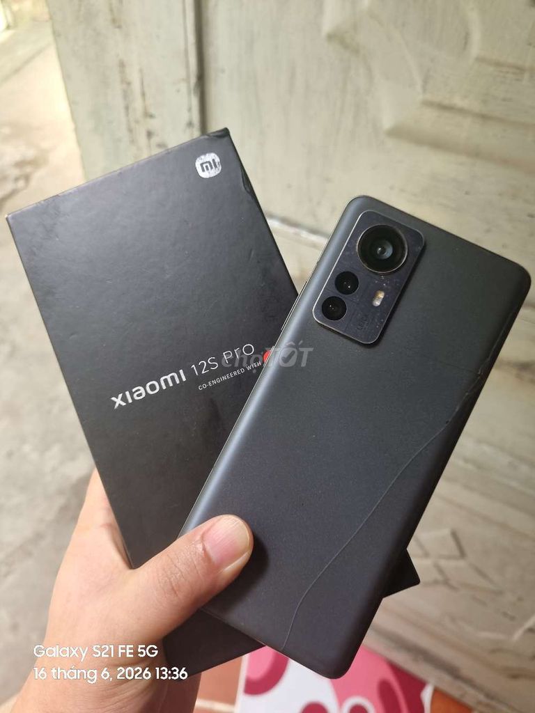 Xiaomi 12S Pro 8GB/128GB sọc. Mua bán Điện thoại tại Thành phố Vị Thanh Hậu Giang được đăng bởi Anh Mập Miền Tây hình 1