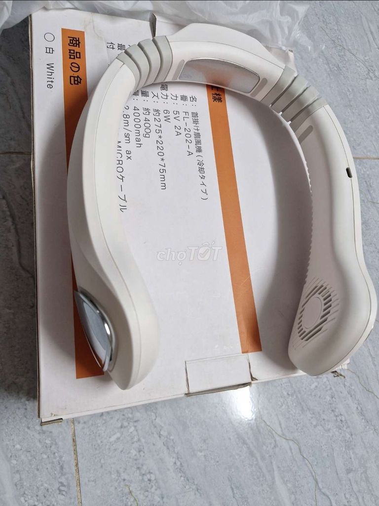 Quạt đeo cổ FL-202-A Trắng. Mua bán Quạt tại Huyện Phong Điền Cần Thơ được đăng bởi NGUYEN hình 1