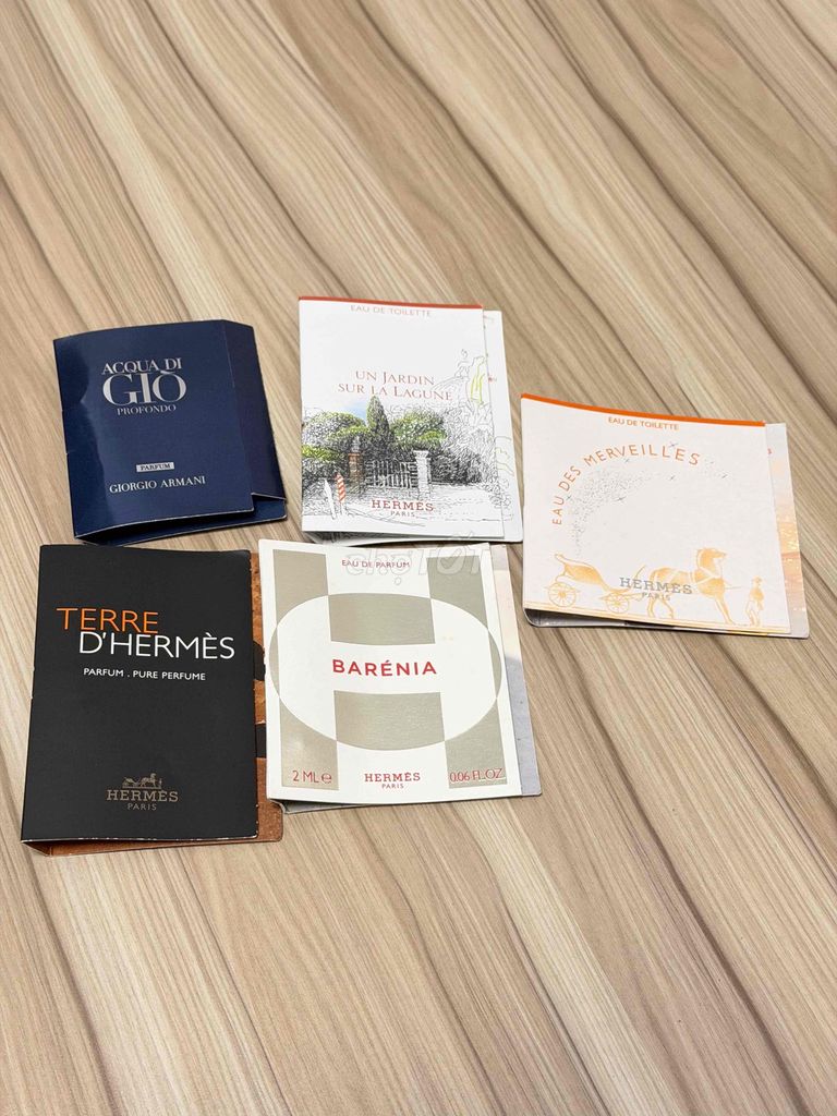Set 5 mùi nước hoa như hình. Mua bán Nước hoa tại Quận 6 Tp Hồ Chí Minh được đăng bởi Gift Tester Outlet hình 1