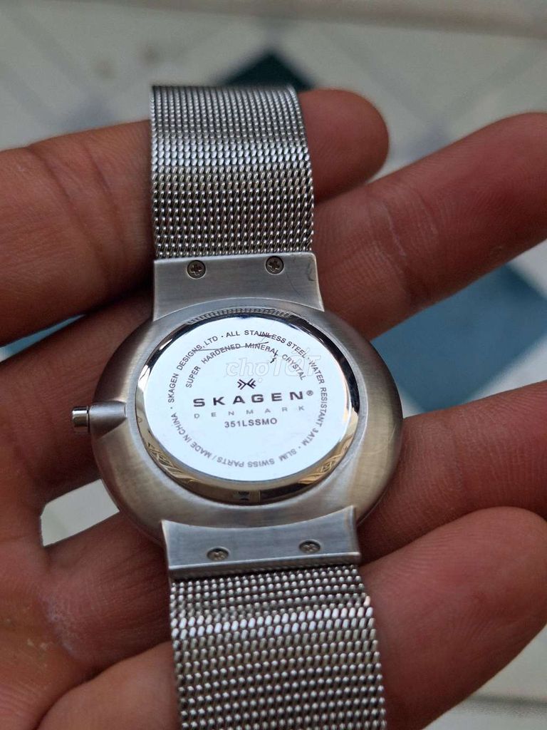 Đồng hồ Skagen siêu mỏng size 36 máy thụy