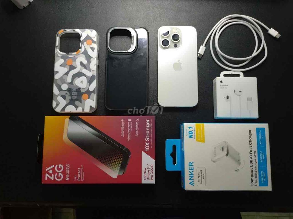 Apple iPhone 15 Pro 256GB Trắng. Mua bán Điện thoại tại Quận Ngô Quyền Hải Phòng được đăng bởi Hoàng hình 1