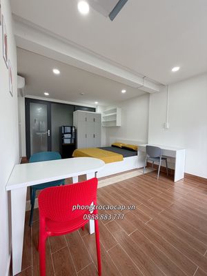 CHO THUÊ CĂN HỘ DỊCH VỤ  NGÃ TƯ THỦ ĐỨC FULL NỘI THẤT GIÁ 4 TRIỆU