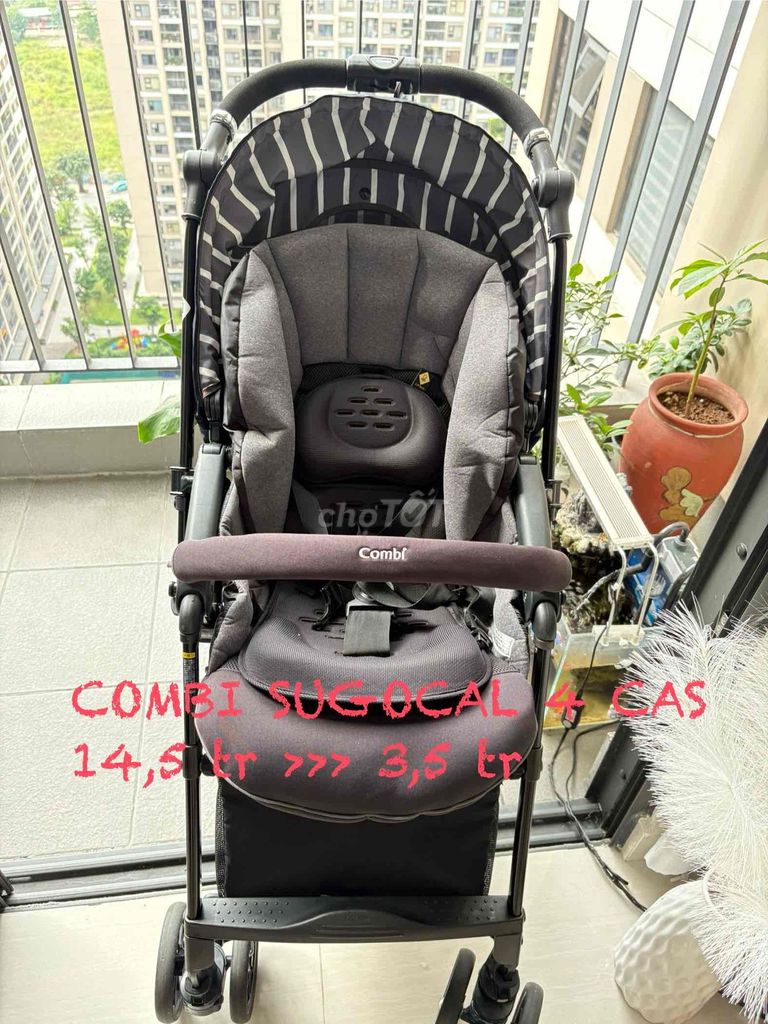 XE ĐẨY COMBI SUGOCAL 4 CAS. Mua bán Mẹ và bé tại Quận Nam Từ Liêm Hà Nội được đăng bởi Xe Đẩy Nội Địa Nhật hình 1