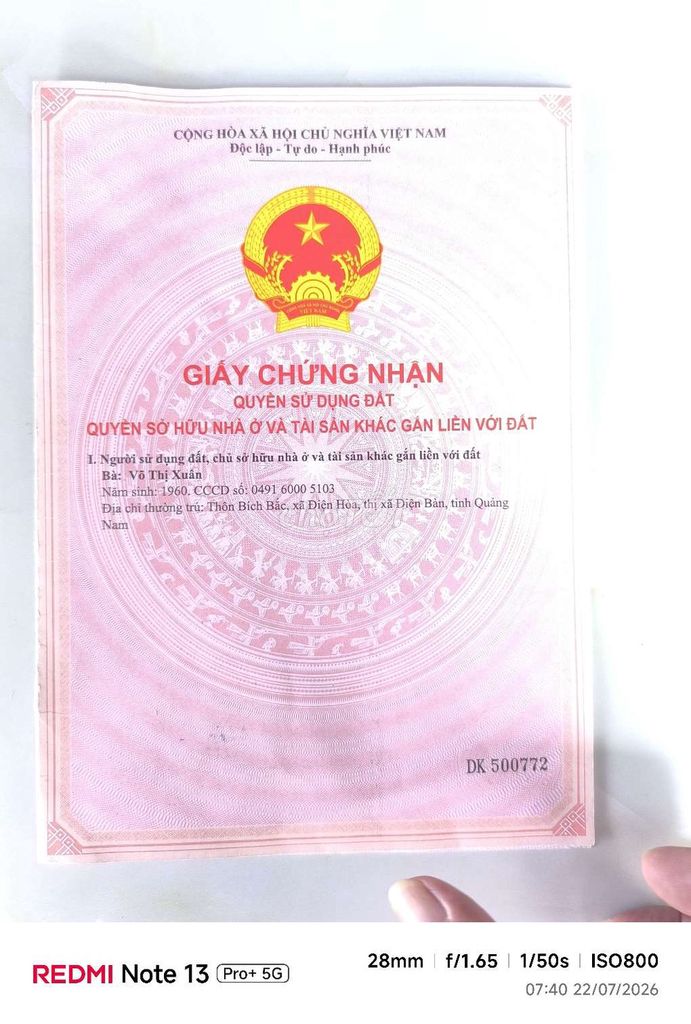 Đất Kiệt ô tô, đường Nam Kỳ khởi Nghĩa gần chợ đầu mối mới , giá rẻ
