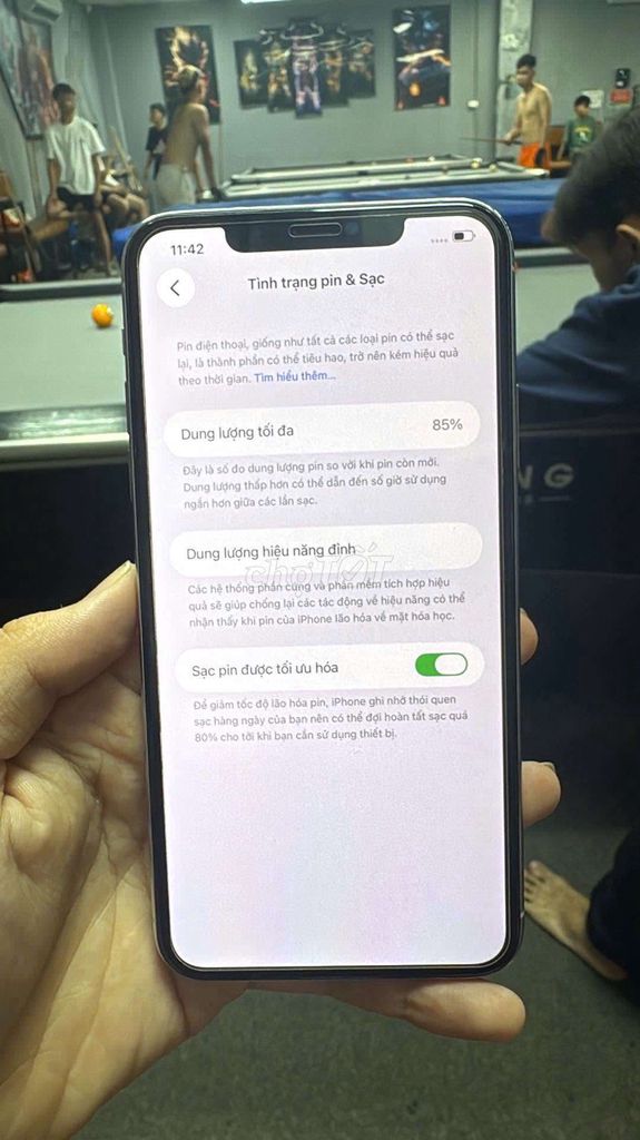 Apple iPhone 11 Pro Max Trắng 85%. Mua bán Điện thoại tại Quận Hà Đông Hà Nội được đăng bởi Tiến Dũng hình 1