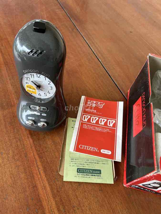 Đồng hồ để bàn Citizen Xám Nhật Bản mới. Mua bán Nội thất, đồ gia dụng khác tại Quận Gò Vấp Tp Hồ Chí Minh được đăng bởi A Vũ  hình 1