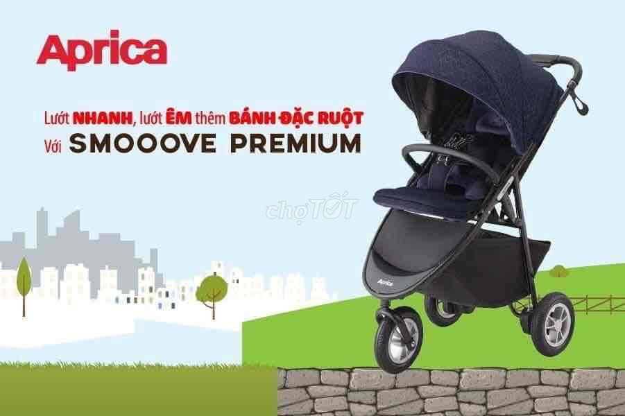 thanh lý xe đẩy Aprica Smooove Premium  mới 98%