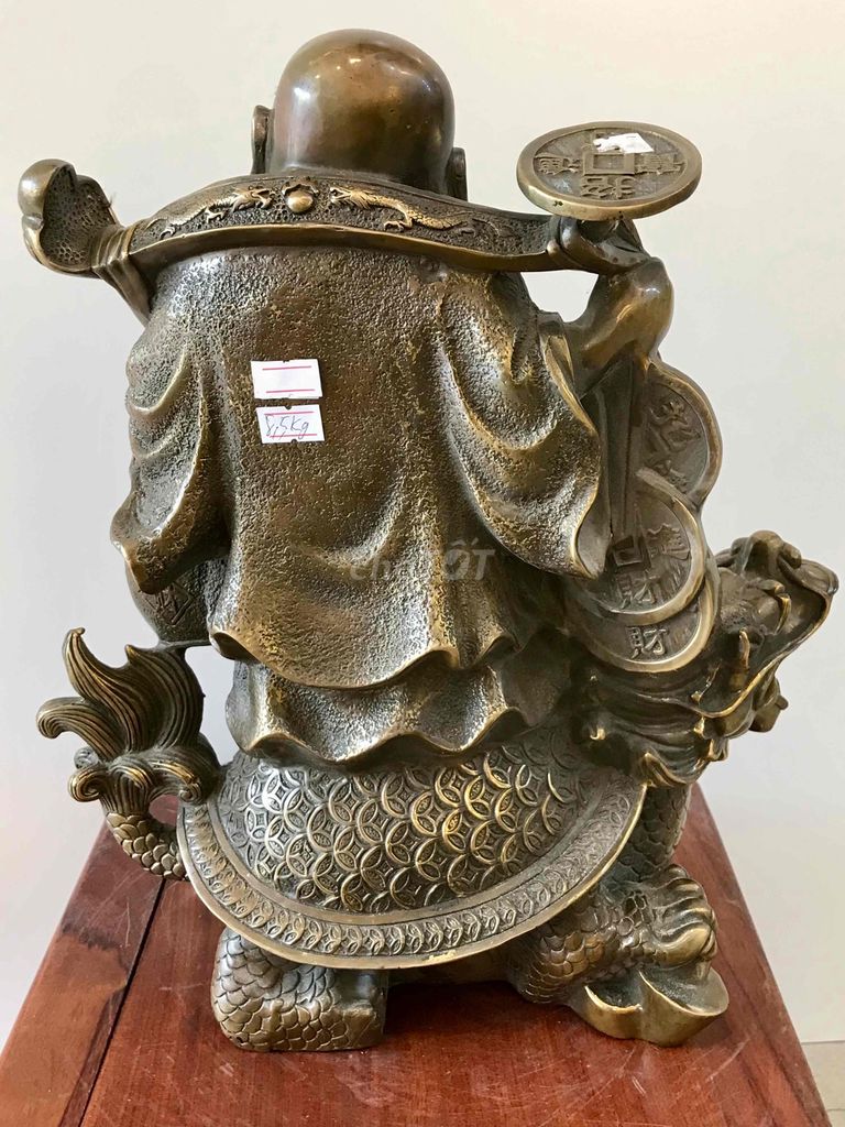 Tượng Phật Di Lặc đồng vàng cao 36 cm. Mua bán Đồ sưu tầm, đồ cổ tại Huyện Hóc Môn Tp Hồ Chí Minh được đăng bởi Đăng  hình 4