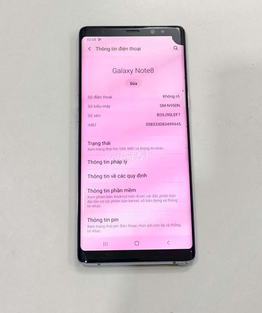Samsung Galaxy Note8 máy full. Mua bán Điện thoại tại Quận 10 Tp Hồ Chí Minh được đăng bởi smartphone thanh ly hình 1