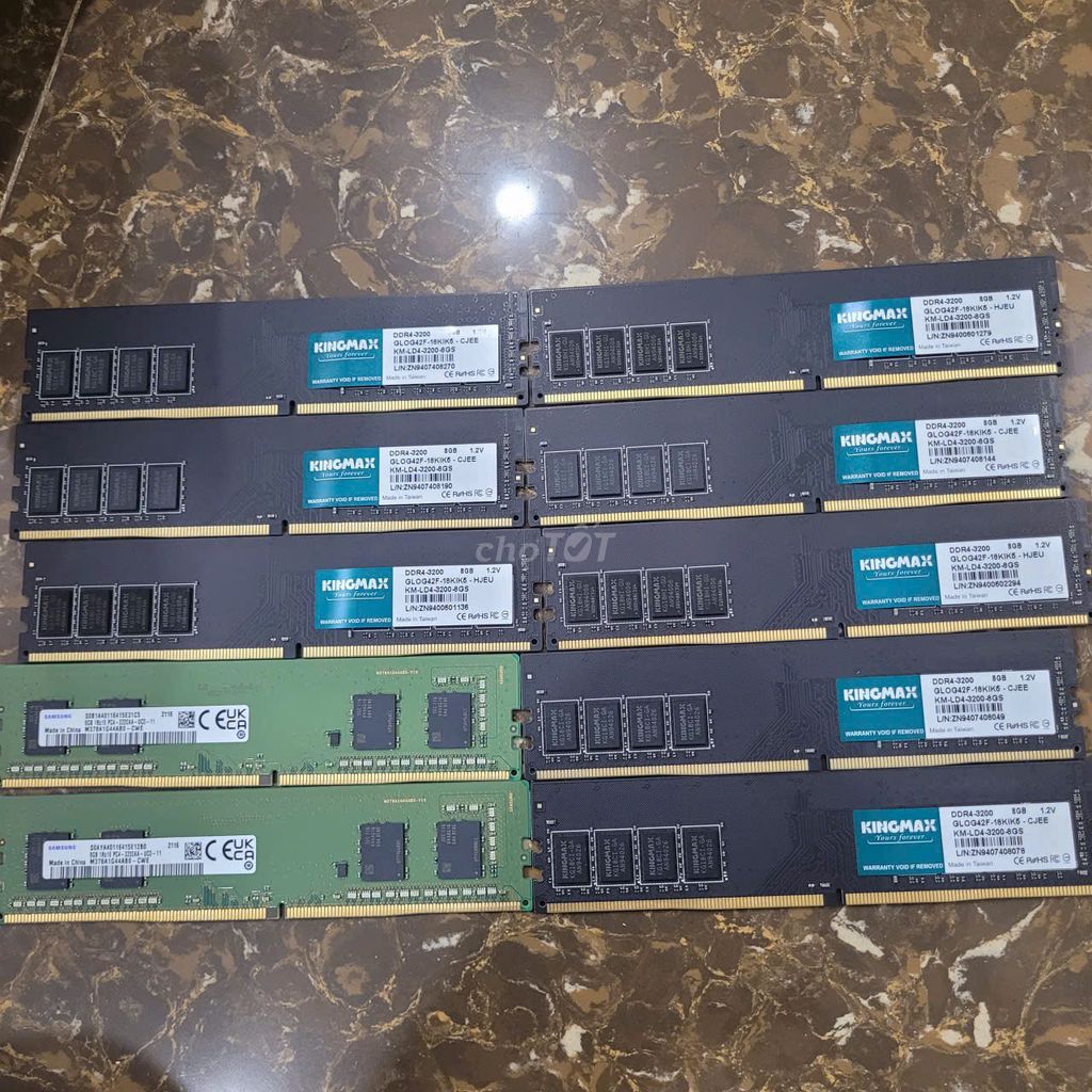RAM Kingmax 8GB DDR4 3200MHz. Mua bán Linh kiện (RAM, Card...) tại Huyện An Phú An Giang được đăng bởi Võ Hữu Tỉnh hình 1