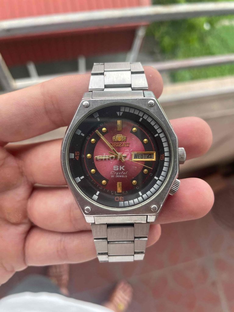 Đồng hồ Orient SK  mặt zin cánh sen zin. Mua bán Đồng hồ tại Thành phố Việt Trì Phú Thọ được đăng bởi Hoàng Hưng hình 1