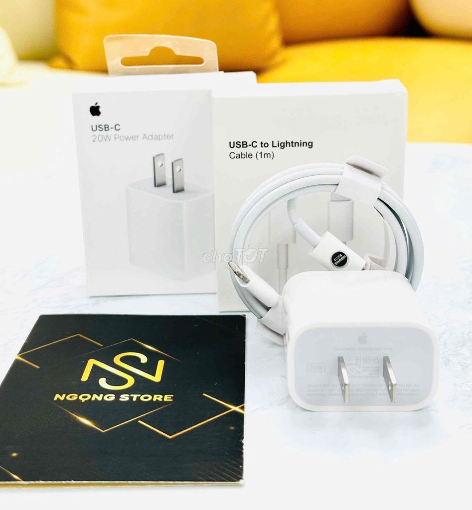 Bộ Sạc Nhanh 20W Apple chính hãng Mỹ.