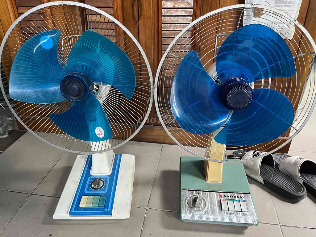 Cặp Quạt bàn National Xanh, Trắng AC100v. Mua bán Quạt tại Quận Ngô Quyền Hải Phòng được đăng bởi vũ quang trung hình 1