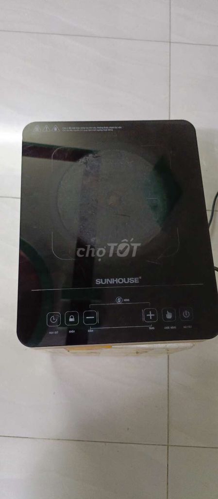 Bếp hồng ngoại Sunhouse Đen. Mua bán Bếp, lò, đồ điện nhà bếp tại Quận 12 Tp Hồ Chí Minh được đăng bởi Phạm Văn Luyện hình 1