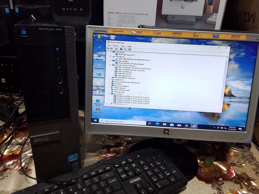 Dell Optiplex 390 i3-2120 18.5 inch. Mua bán Máy tính để bàn tại Huyện Thanh Trì Hà Nội được đăng bởi Ban ghe hình 1