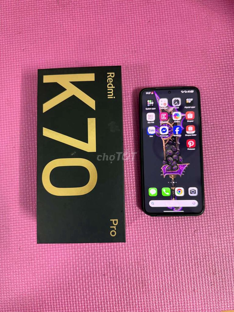 Xiaomi K70 Pro Fullbox bán hoặc giao lưu. Mua bán Điện thoại tại Quận Gò Vấp Tp Hồ Chí Minh được đăng bởi VŨ Thịnh hình 1