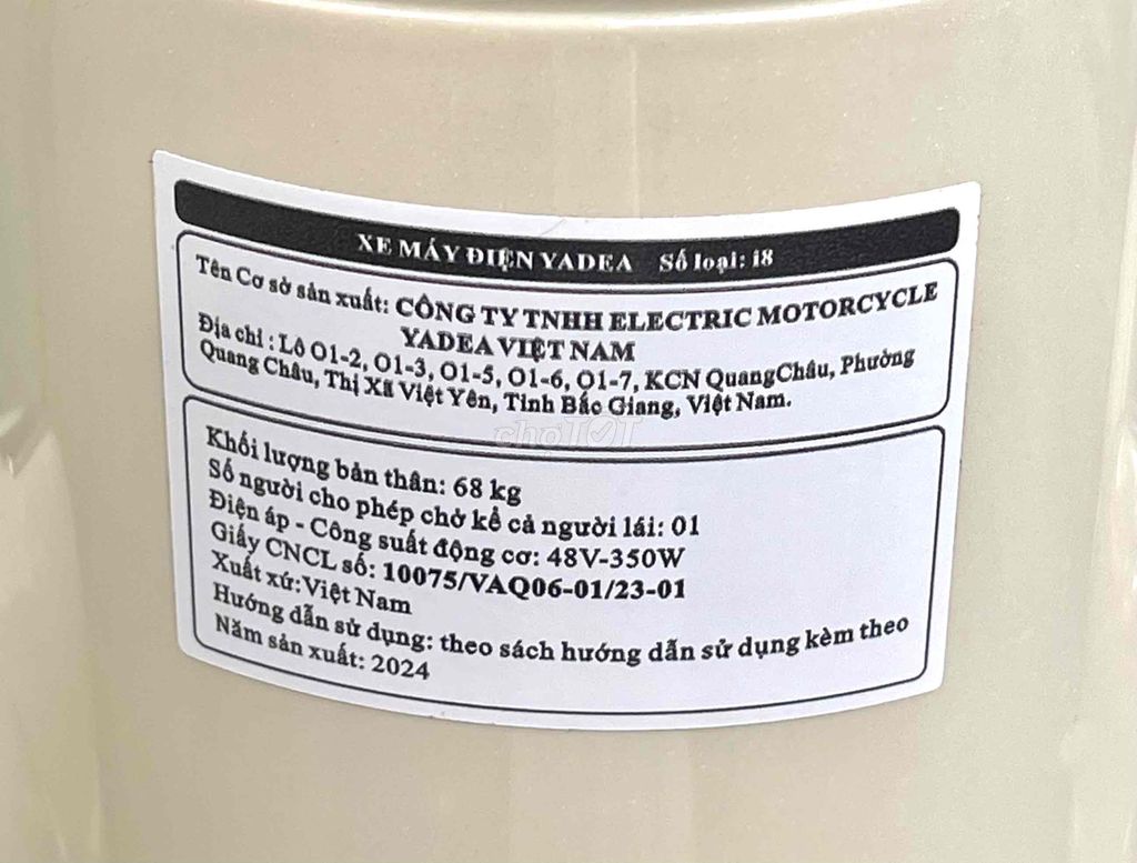 Yadea I8 2024 odo chỉ mới 3 km. Mua bán Xe điện tại Thành phố Vũng Tàu Bà Rịa - Vũng Tàu được đăng bởi Cao Trí hình 16