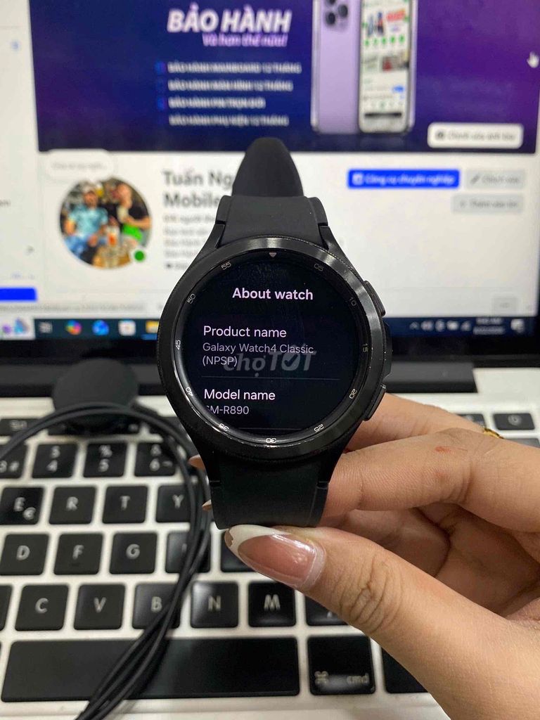 Samsung Watch 4 Classic Đen 46mm GPS. Mua bán Thiết bị đeo thông minh tại Quận 3 Tp Hồ Chí Minh được đăng bởi Tuấn Nguyễn hình 1