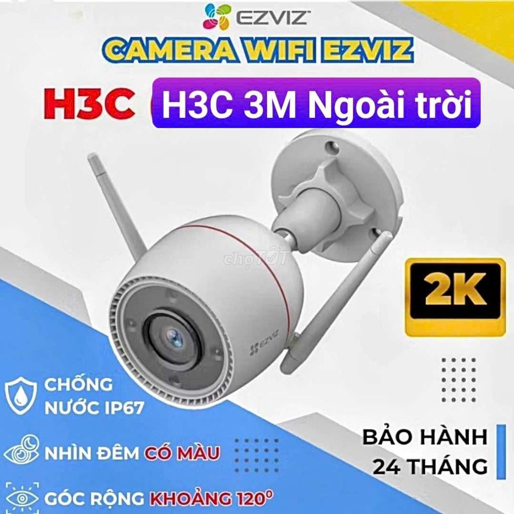Camera ngoài trời EZVIZ H3C. Mua bán Máy ảnh, Máy quay tại Quận Thanh Khê Đà Nẵng được đăng bởi camera sỉ Đà Nẵng hình 1